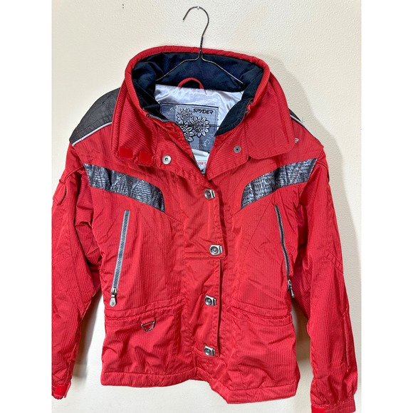 Spyder Picabo Street Women’s Ski Jacket Red Thinsulate LiteLoft Insulated Size 6 - Picture 1 of 16